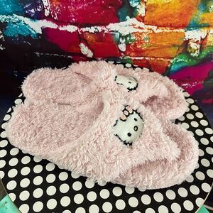 Hello Kitty Plush Flip Flop House Slippers Size Medium 7-8